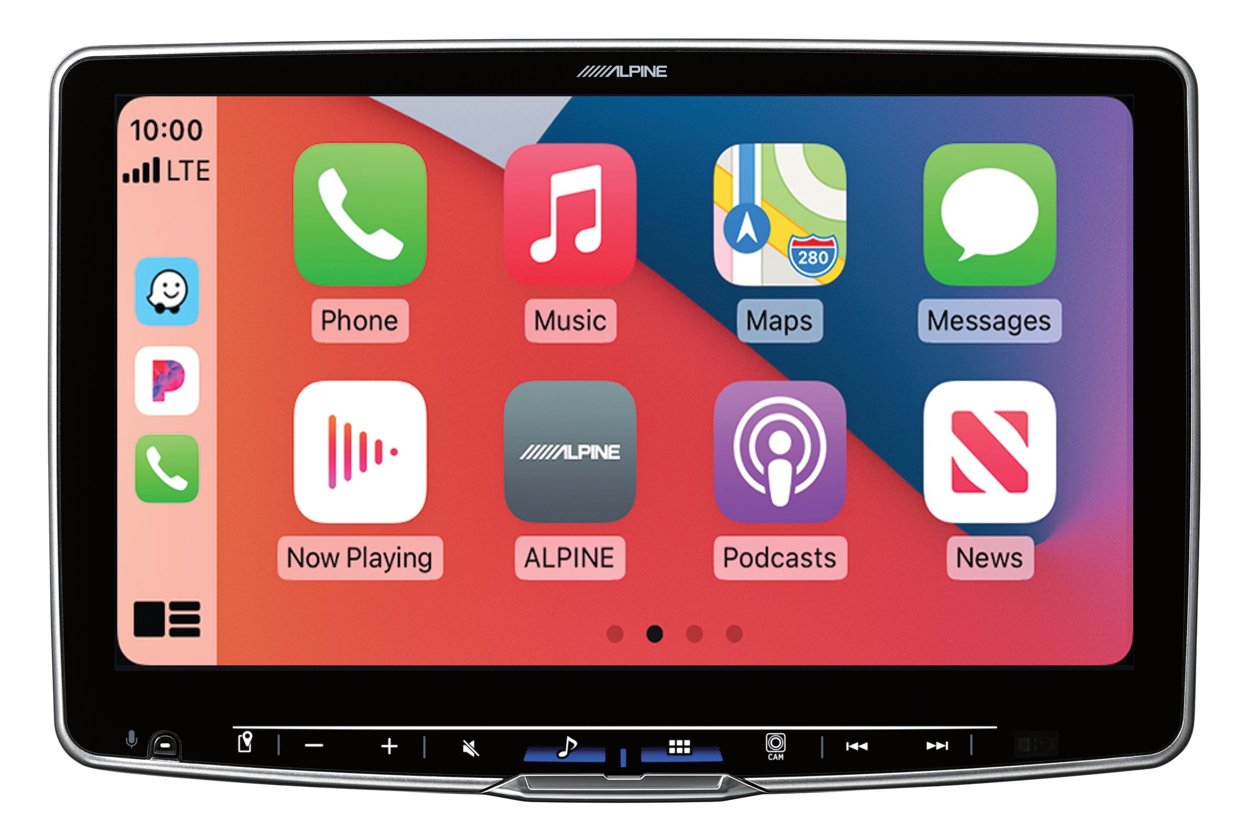 Alpine iLX-507 7" Multimedia Receiver compatible with Wireless Apple CarPlay ＆ Wireless Android Auto - 1