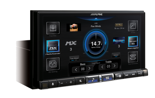 ILX-507 Alpine - 7" Android Auto and Apple CarPlay Bluetooth Digital Media Receiver