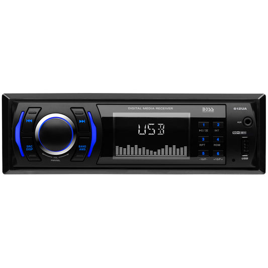 Boss Audio 612UA Single-Din Mechless Multimedia Usb Car Audio Stereo Receiver