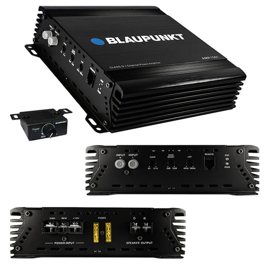 Blaupunkt AMP1500M 1-Channel 200W Rms Class Ab Car Audio Monoblock Amplifier New