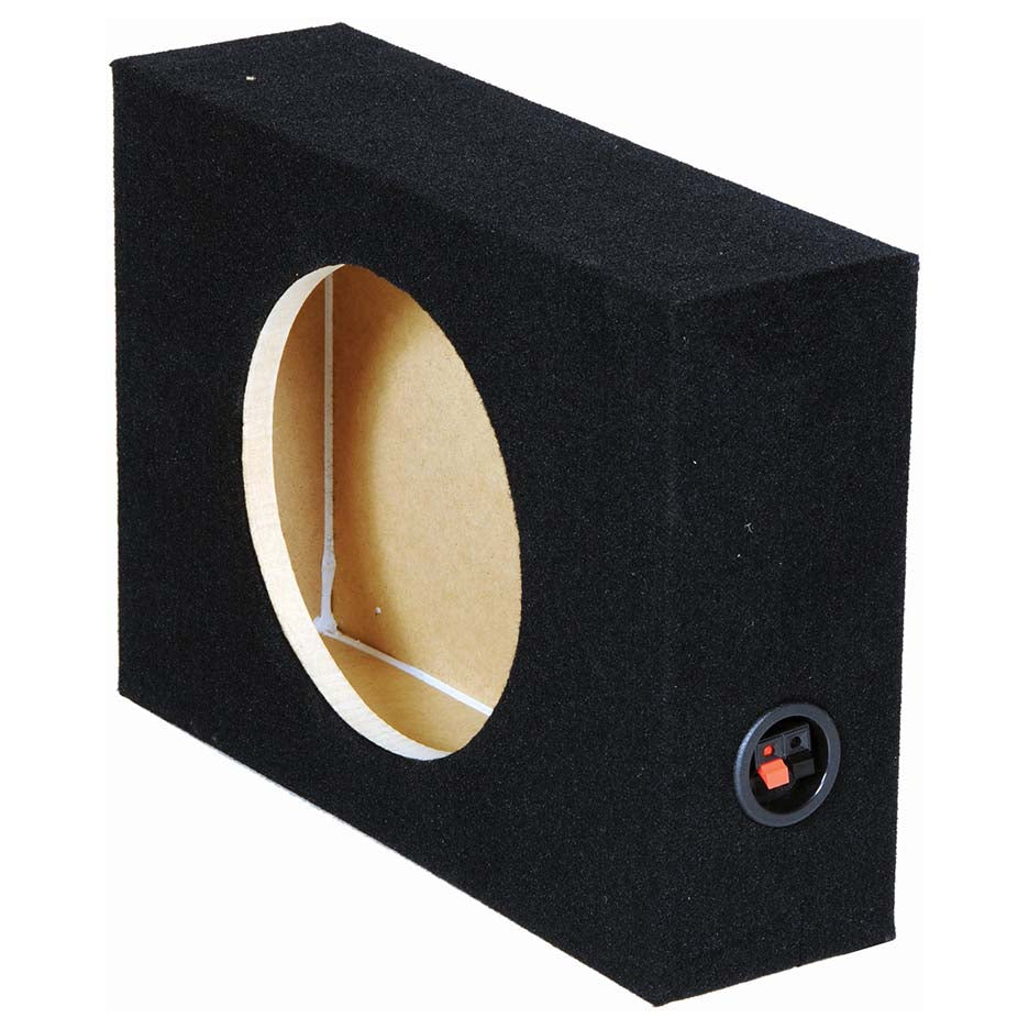 Qpower BQSHALLOW12SINGLE Single 12In Shallow Mount Subwoofer Box