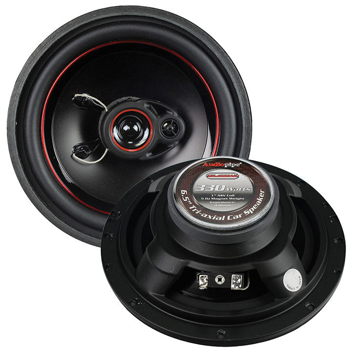 Audiopipe CSL1623AR 6.5″ 3-Way Speaker 4 Ohm (Sold In Pairs)