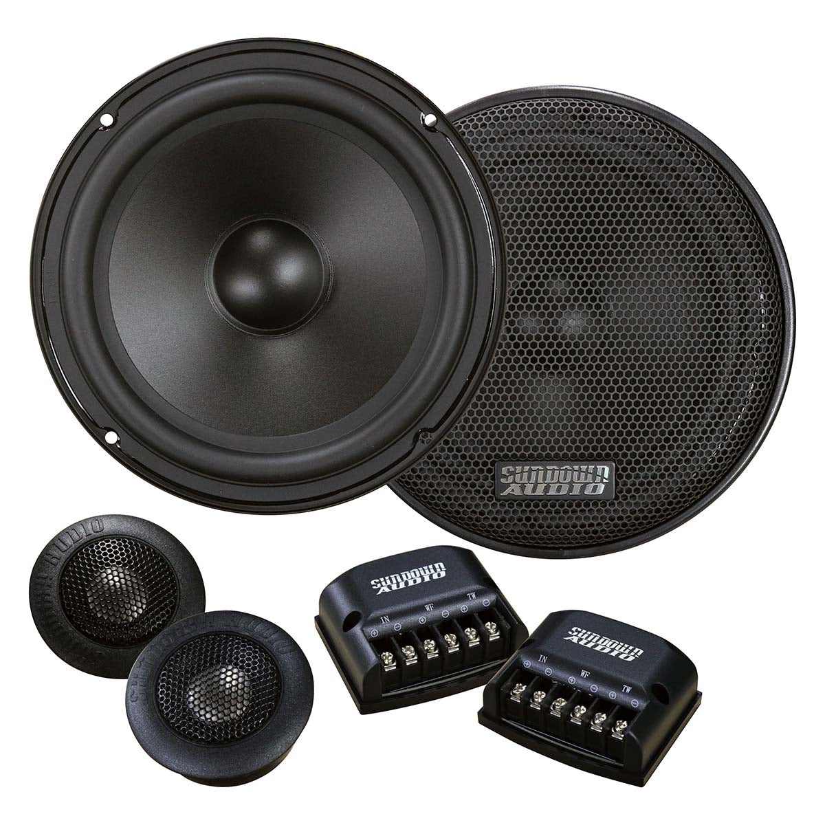 Sundown Audio E65CS 6.5″ Component Speaker Set, 200W RMS, 4 Ohm