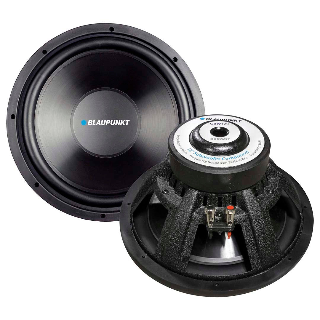 Blaupunkt GBW120 12' 800 Watts Single Voice Coil Car Audio Subwoofer/Sub