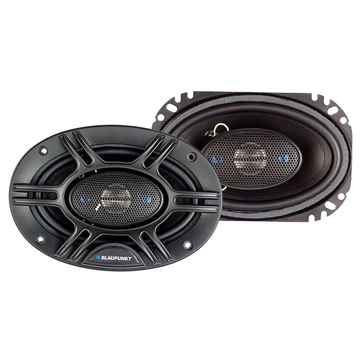 Blaupunkt GTX406 Max Power 480W 4X6' 4-Way Car Audio Coaxial Speakers (Pair)