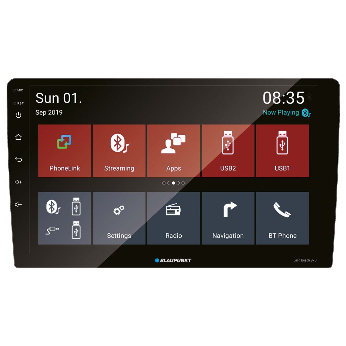 Blaupunkt LONGBEACH970  Double-Din Mechless Car Audio Bt Touchscreen Receiver