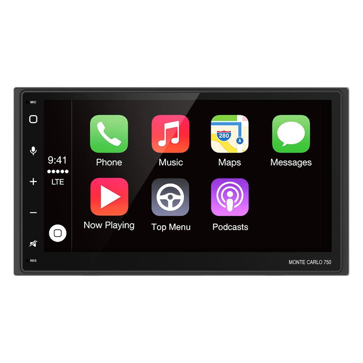 Blaupunkt MONTECARLO750 6.75' Double Din Car Audio Touchscreen Receiver W/ Bt