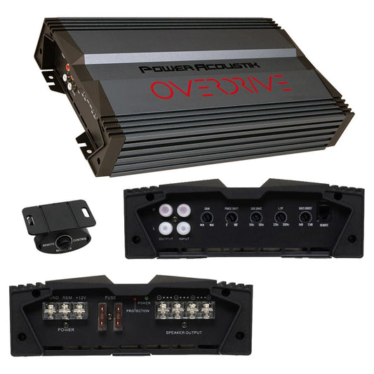 Power Acoustik OD13000 3000 Max Watt Mono A/B Amplifier