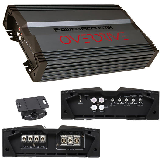 Power Acoustik OD13500D Monoblock Amplifier 3500 Max Watt D Class