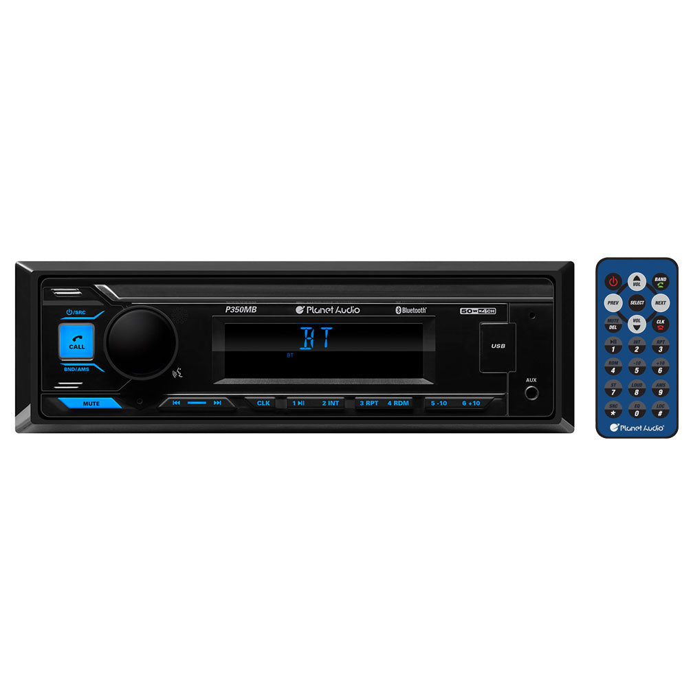 Planet Audio P350MB  Single Din Car Audio Stereo System