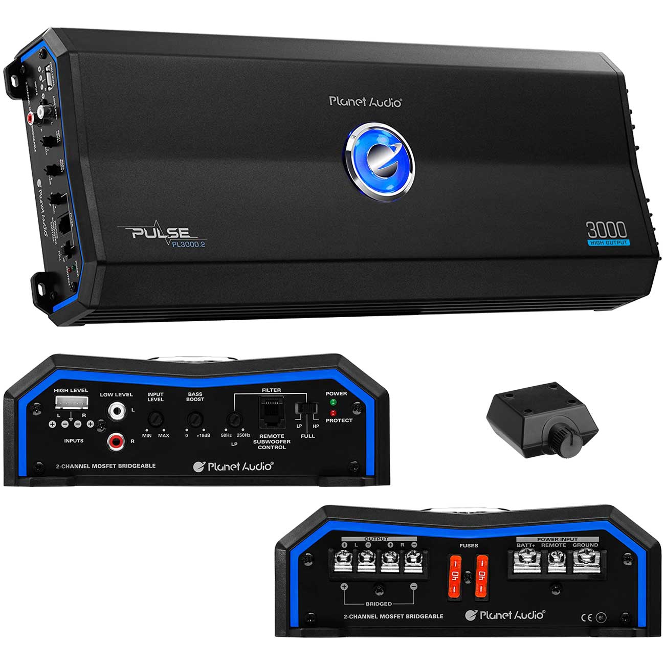 Planet Audio PL30002 Pulse Series Car Audio Amplifier