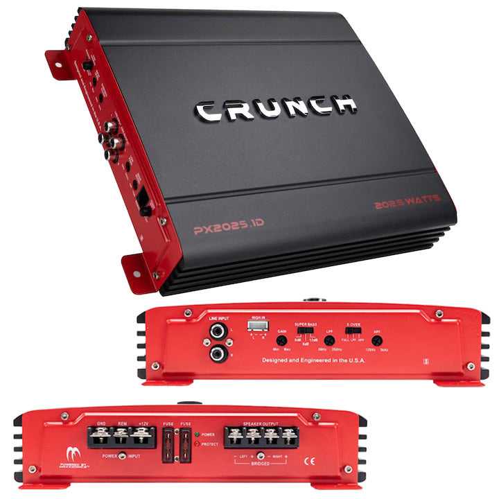 Crunch PX20251D Monoblock Amplifier 2000 Watts 1 Ohm Stable