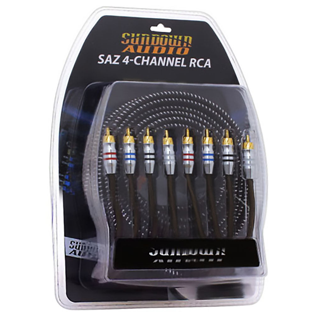 Sundown Audio SAZ417FTRCA 17Ft. RCA Cable, 4 Channel