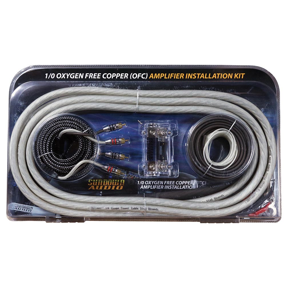 Sundown Audio SD1AMPKIT 1/0 Gauge Wiring kit with ANL Fuse