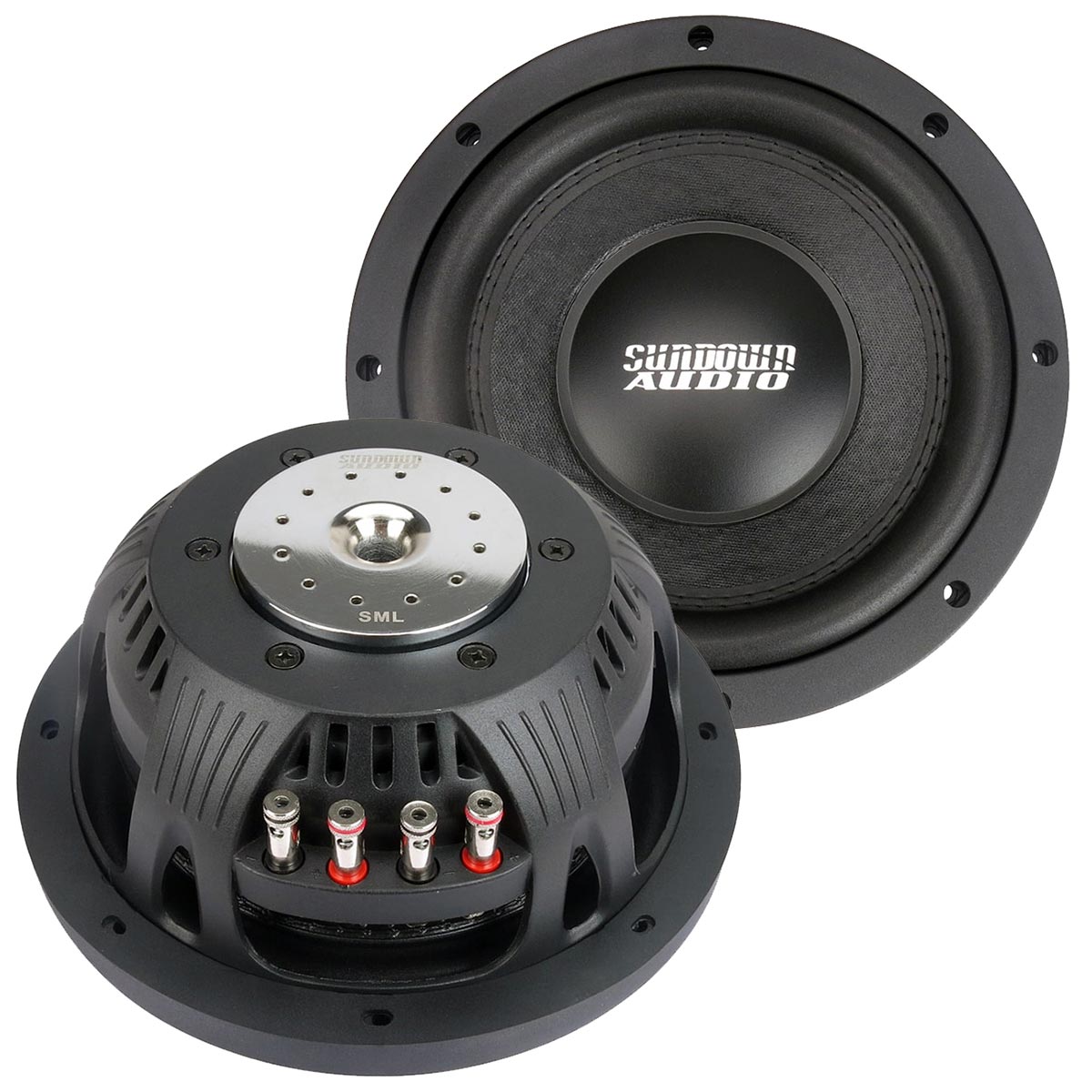 Sundown Audio SML10D4 10″ Shallow Mount Woofer, 500W RMS, Dual 4 Ohm Voice Coil