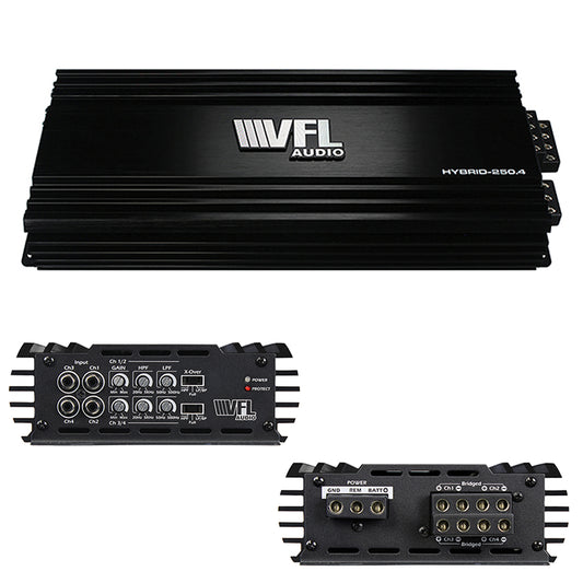 VFL Audio VFLHYBRID2504 4 Channel Amplifier 1000W RMS